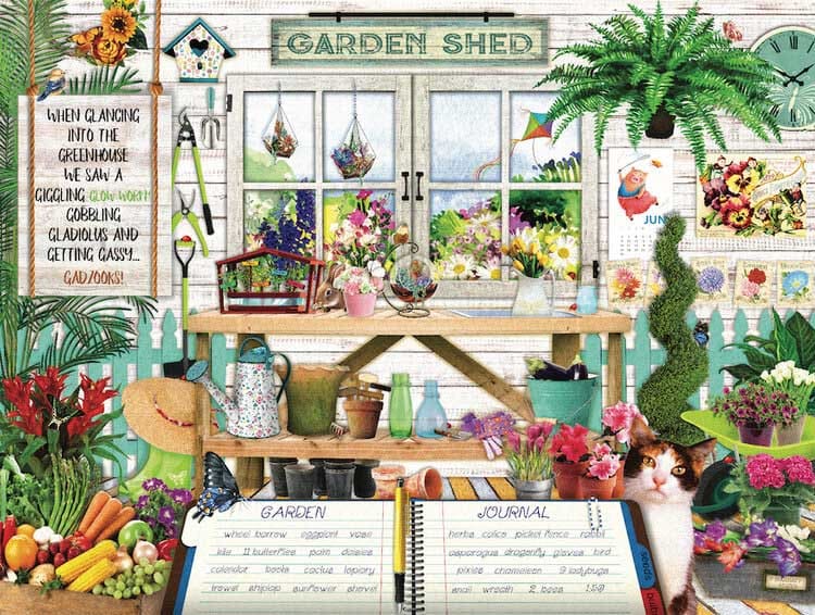 Seek & Find Garden Shed Flower & Garden