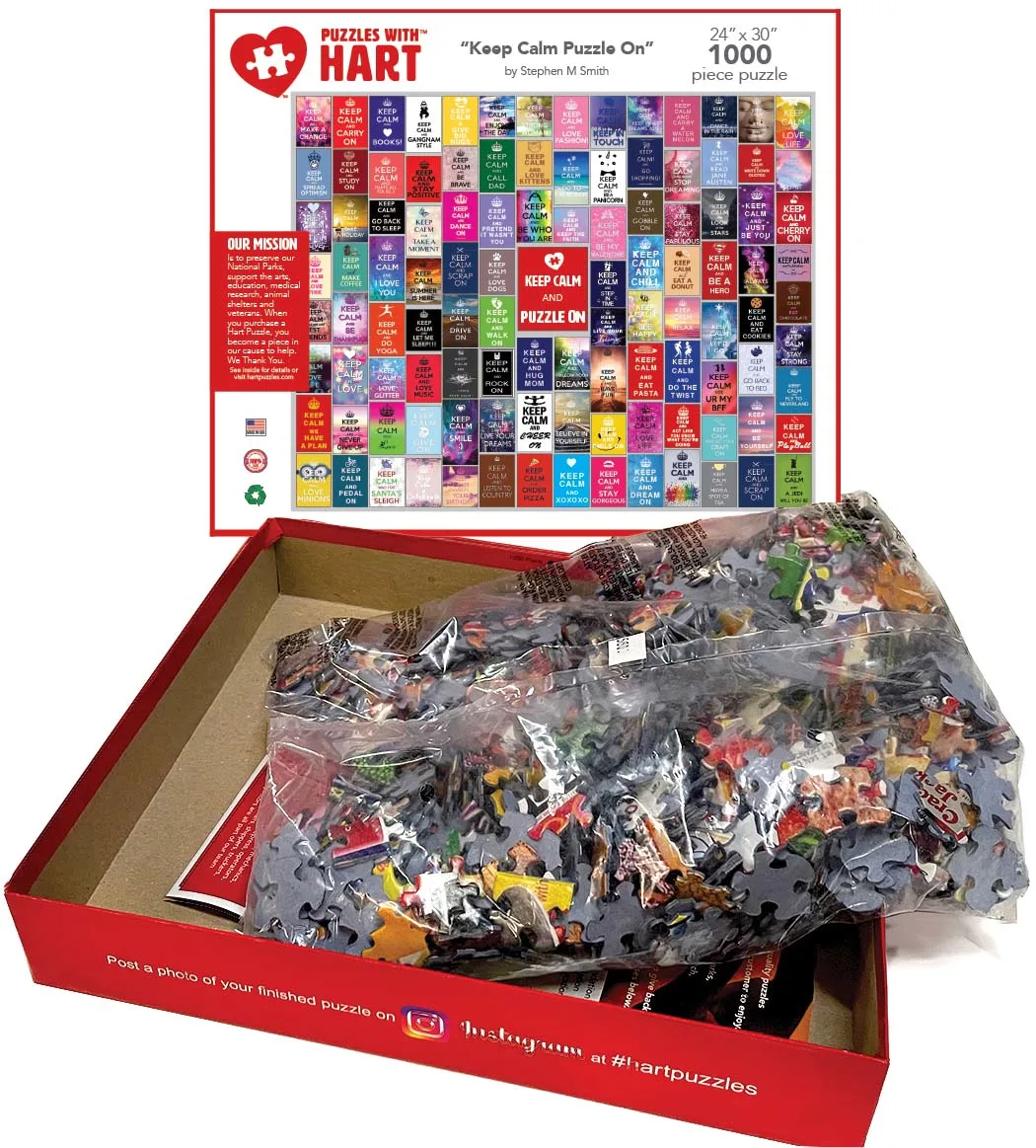 Keep Calm Puzzle On