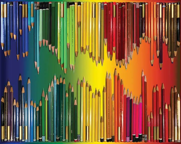 Pencils, Pencils, Pencils Rainbow & Gradient