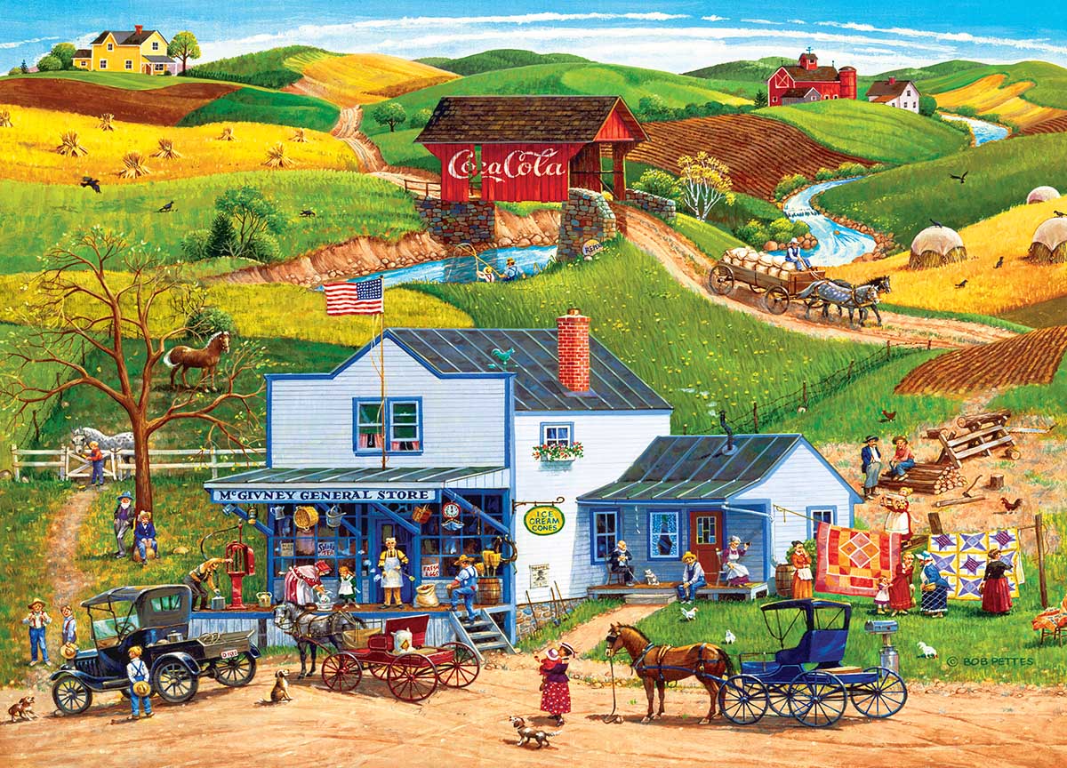 McGiveny's Country Store Farm Jigsaw Puzzle