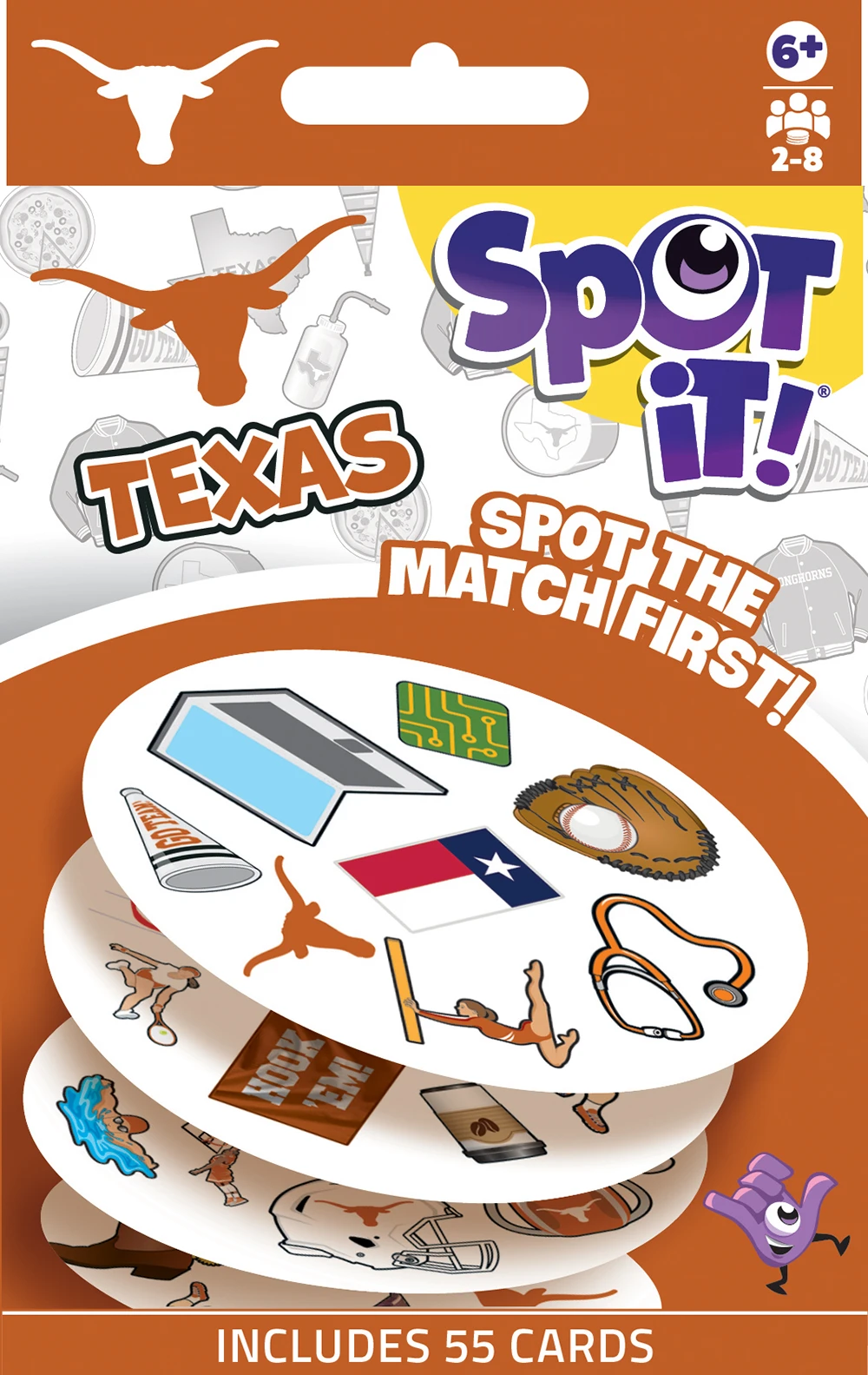 Texas Longhorns NCAA Spot It! Game