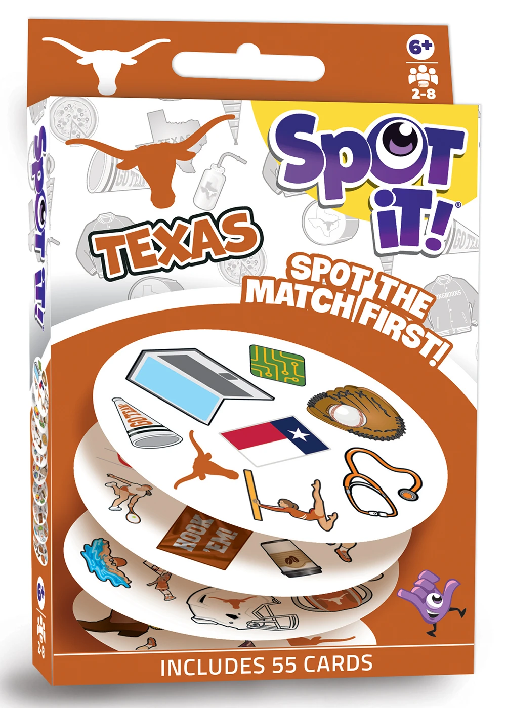 Texas Longhorns NCAA Spot It! Game