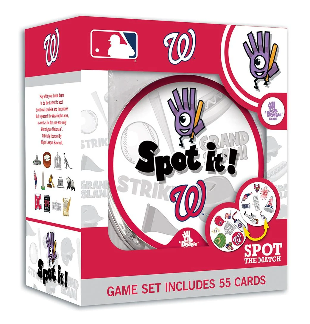 Washington Nationals MLB Spot It! Game