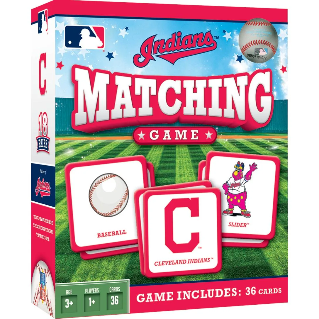 Cleveland Indians MLB Matching Game