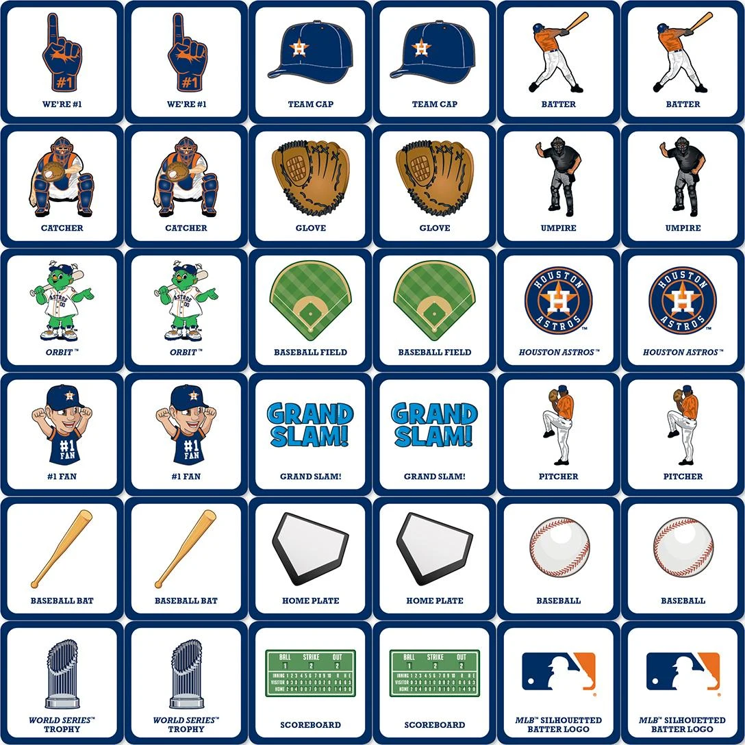 Houston Astros MLB Matching Game