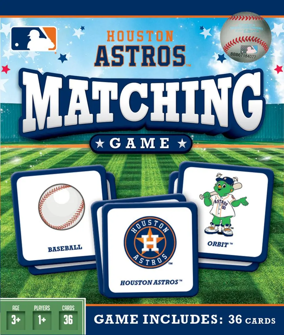 Houston Astros MLB Matching Game