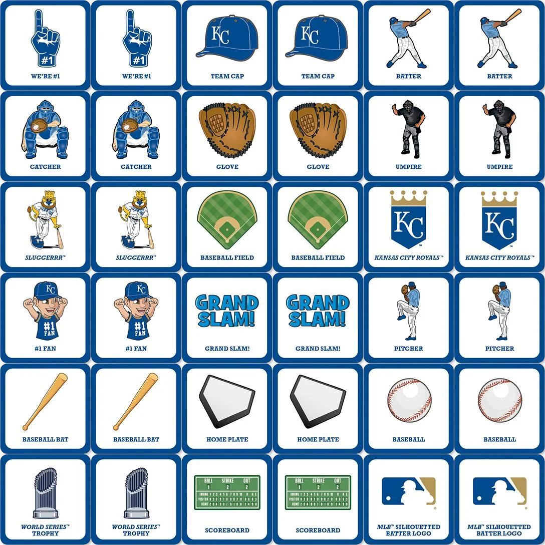 Kansas City Royals MLB Matching Game