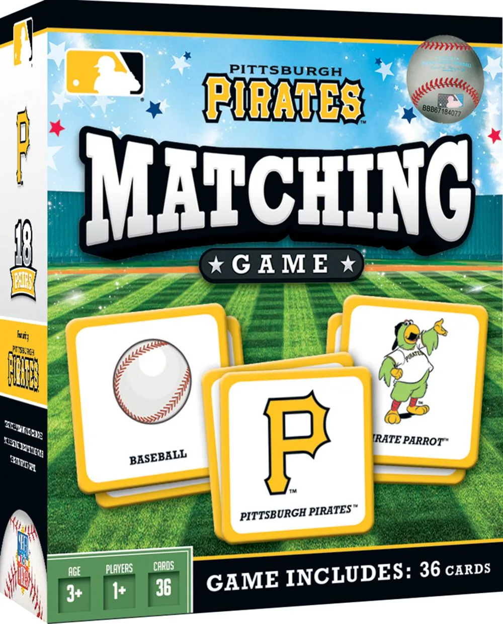 Pittsburgh Pirates MLB Matching Game