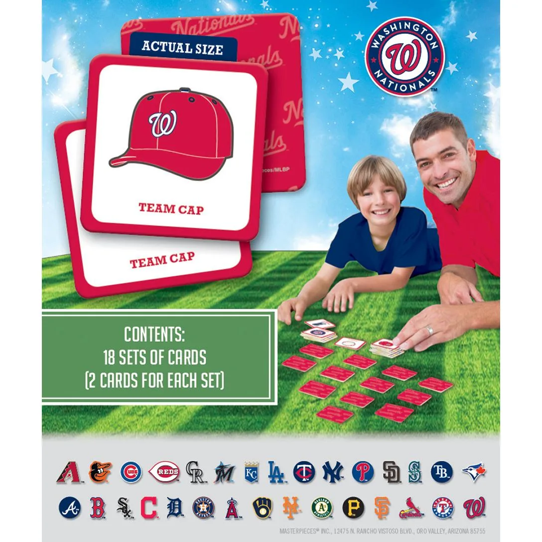 Washington Nationals MLB Matching Game