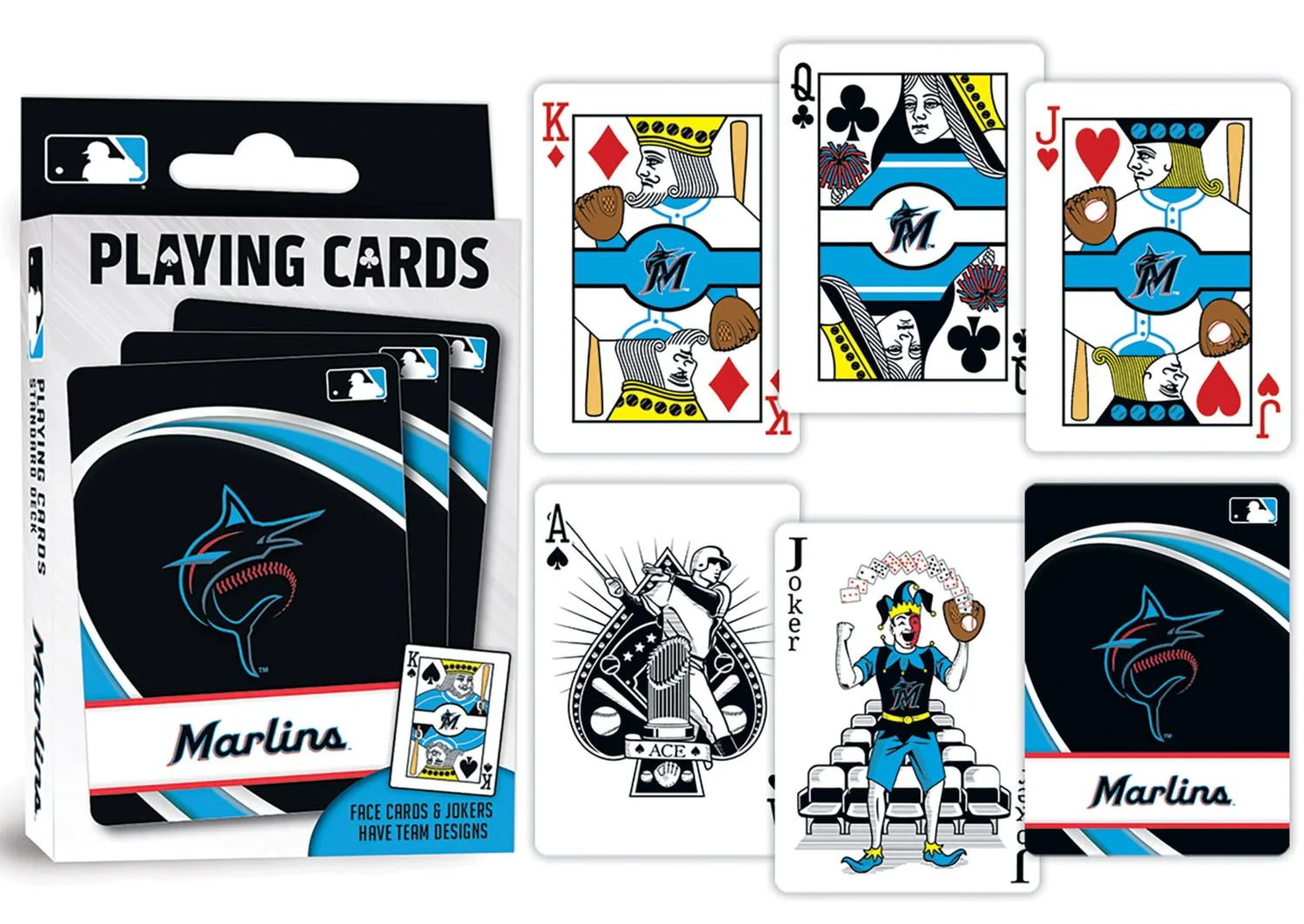 Miami Marlins MLB Playing Cards