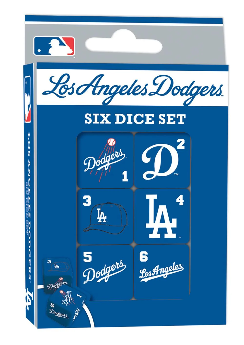 Los Angeles Dodgers MLB Dice Set
