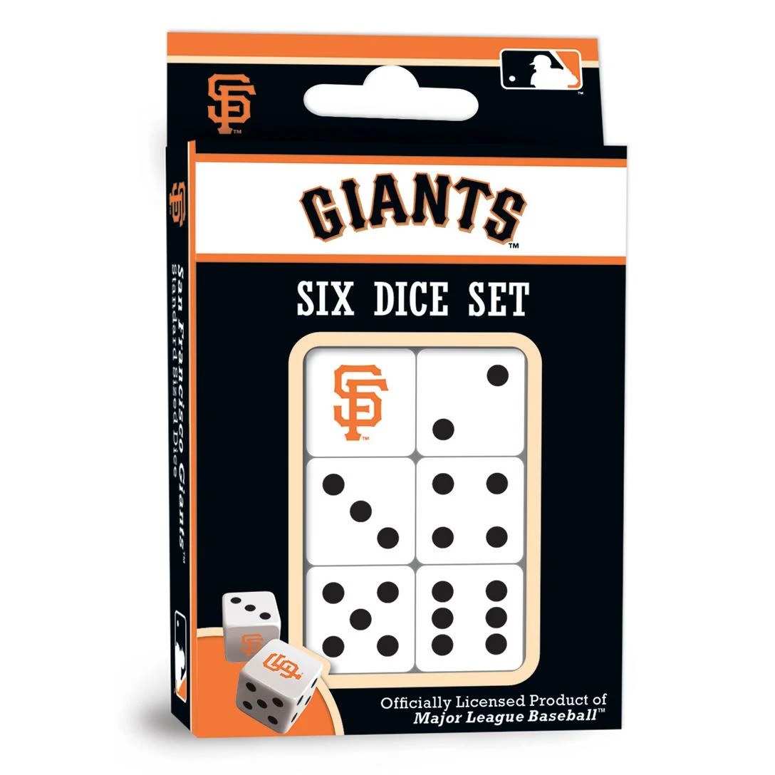 San Francisco Giants MLB Dice Set