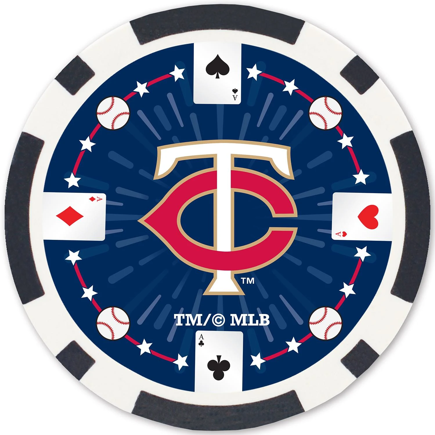 Minnesota Twins MLB Poker Chips 100pc