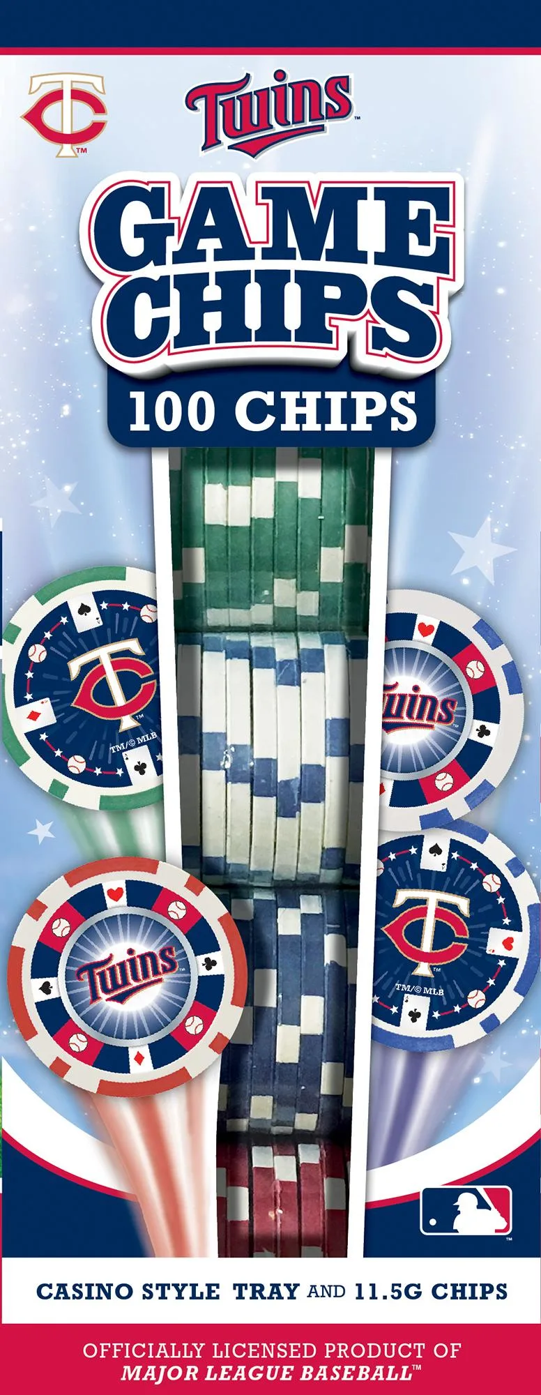 Minnesota Twins MLB Poker Chips 100pc