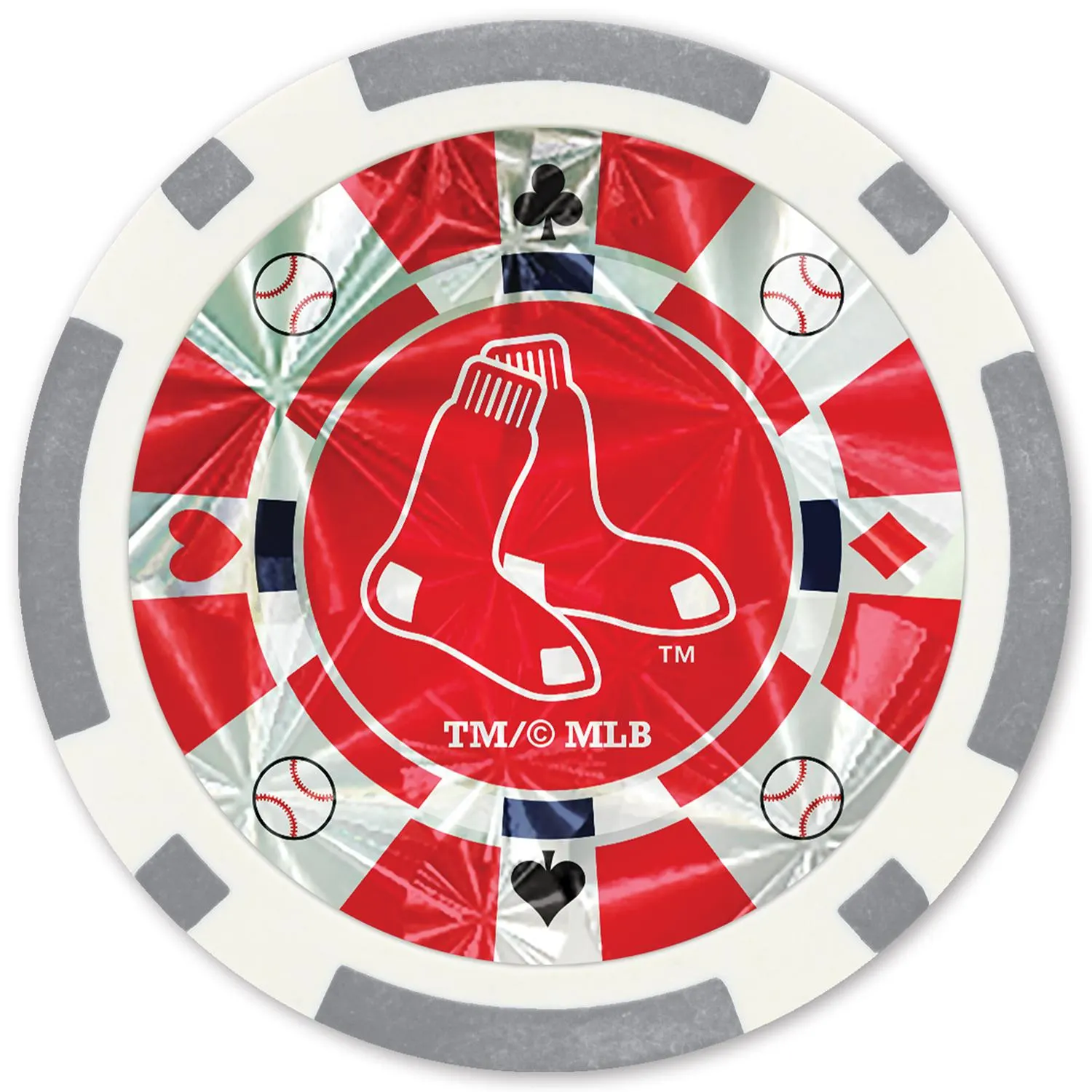 Boston Red Sox MLB Poker Chips 20pc
