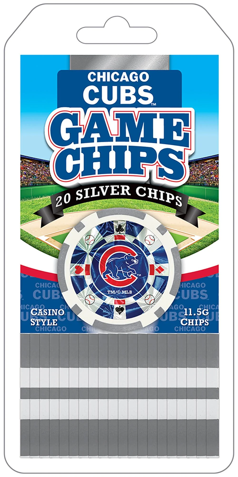 Chicago Cubs MLB Poker Chips 20pc