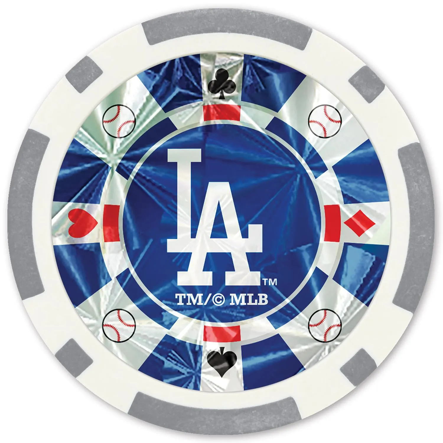 Los Angeles Dodgers MLB Poker Chips 20pc