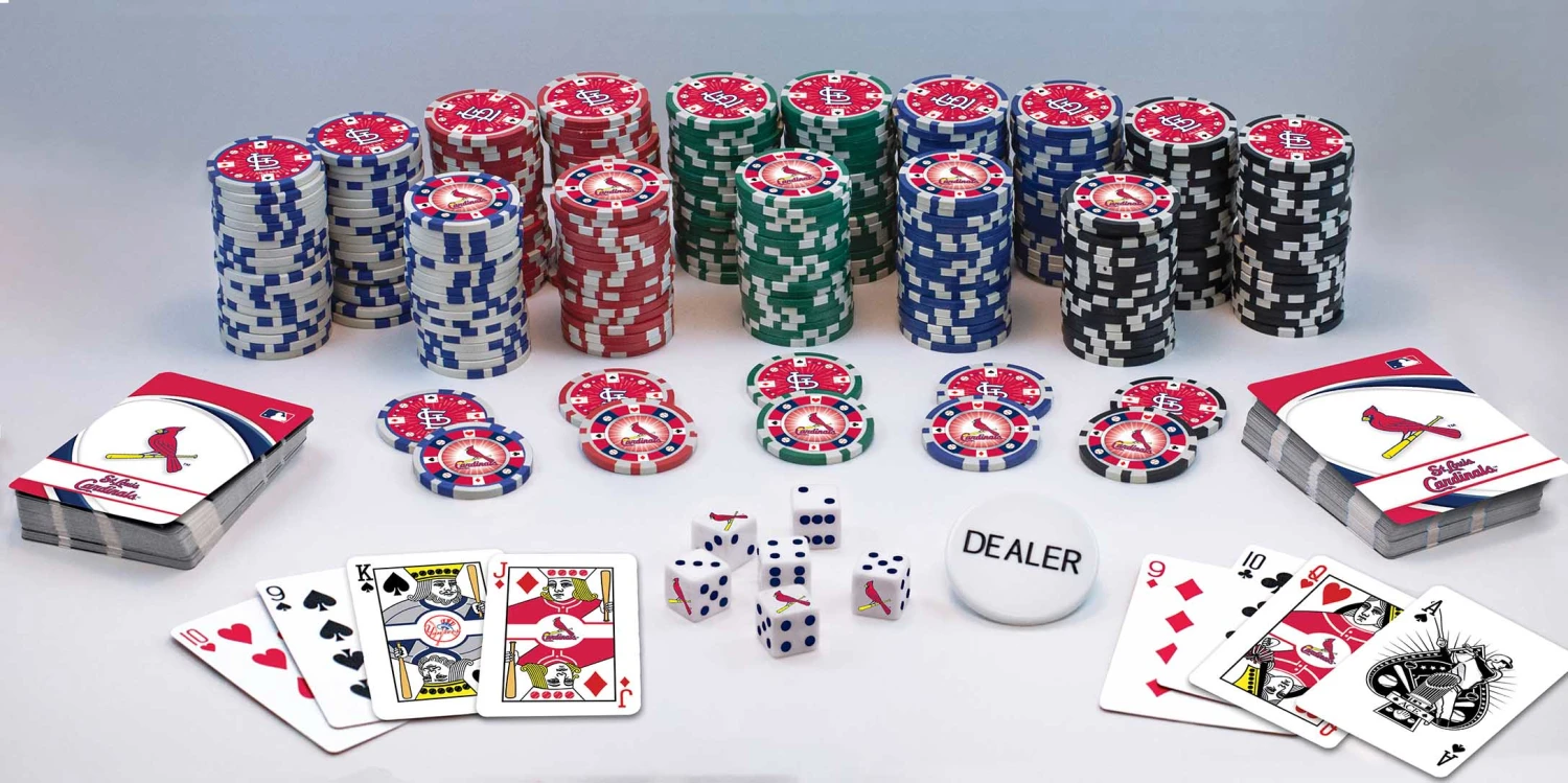 St. Louis Cardinals Poker Set