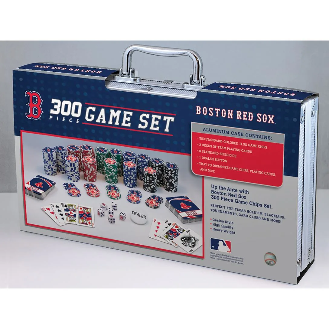 Boston Red Sox MLB 300pc Poker Set