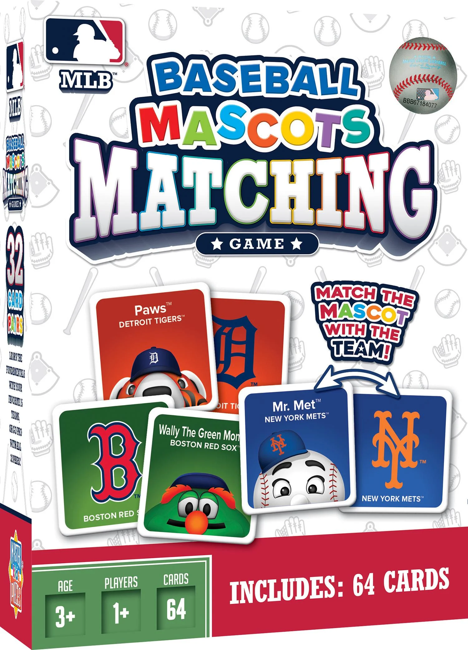 MLB - Mascots Matching Game - Scratch and Dent