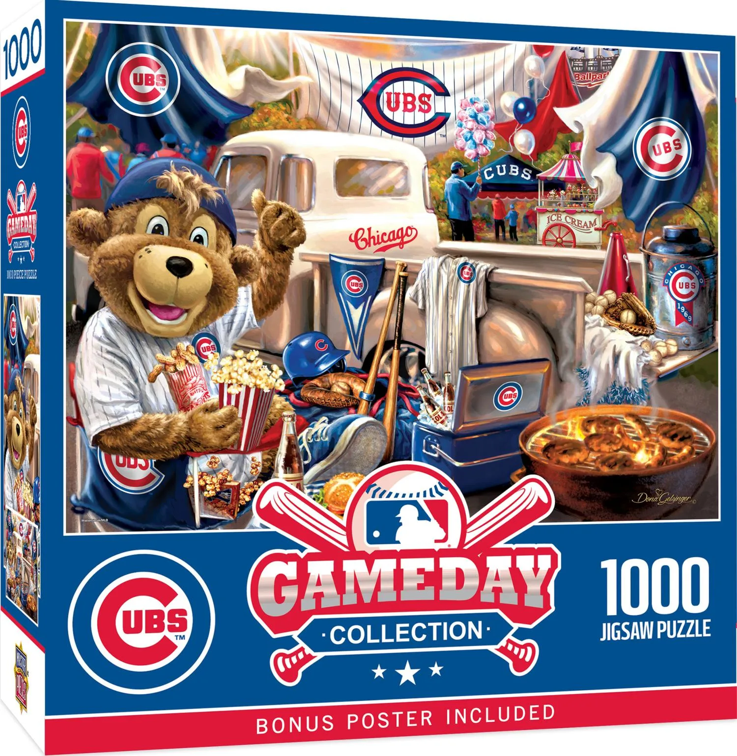 Chicago Cubs MLB Gameday 1000pc Puzzle Sports