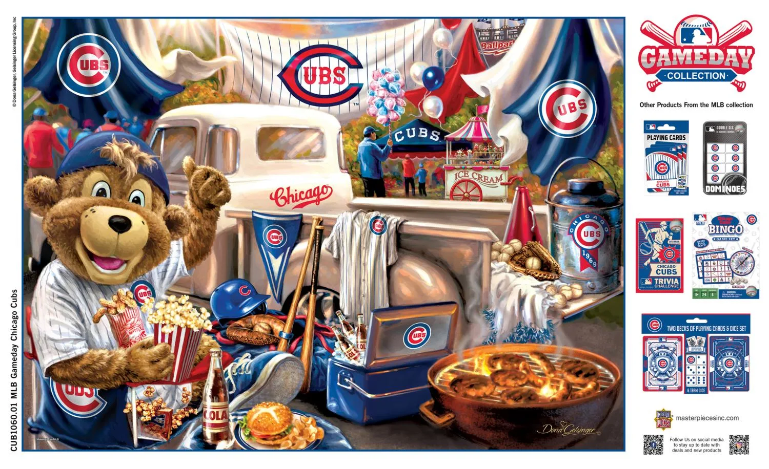 Chicago Cubs MLB Gameday 1000pc Puzzle