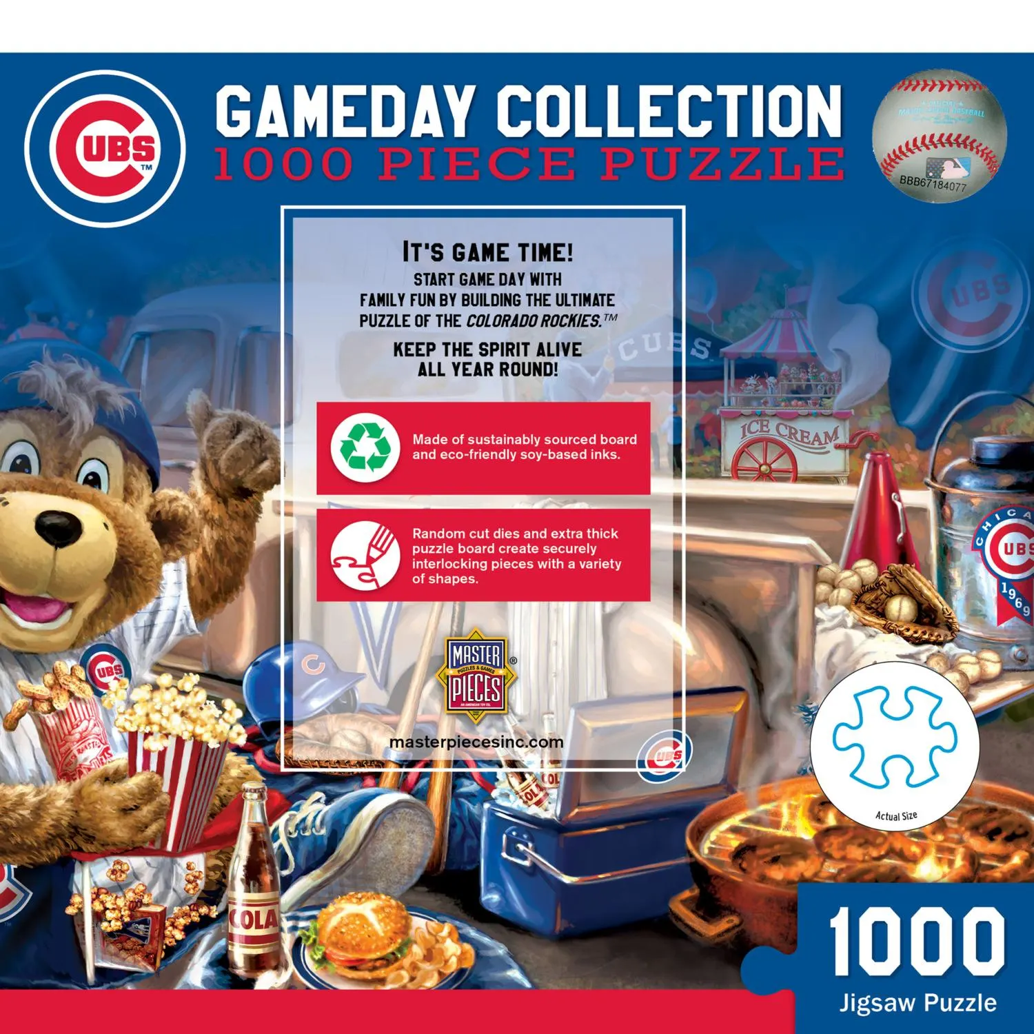 Chicago Cubs MLB Gameday 1000pc Puzzle