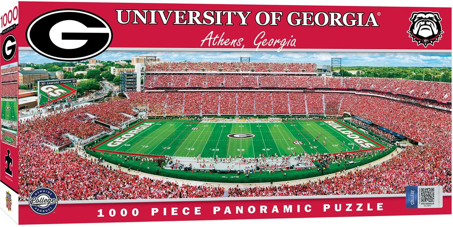 Georgia Bulldogs NCAA Stadium Panoramics Center View