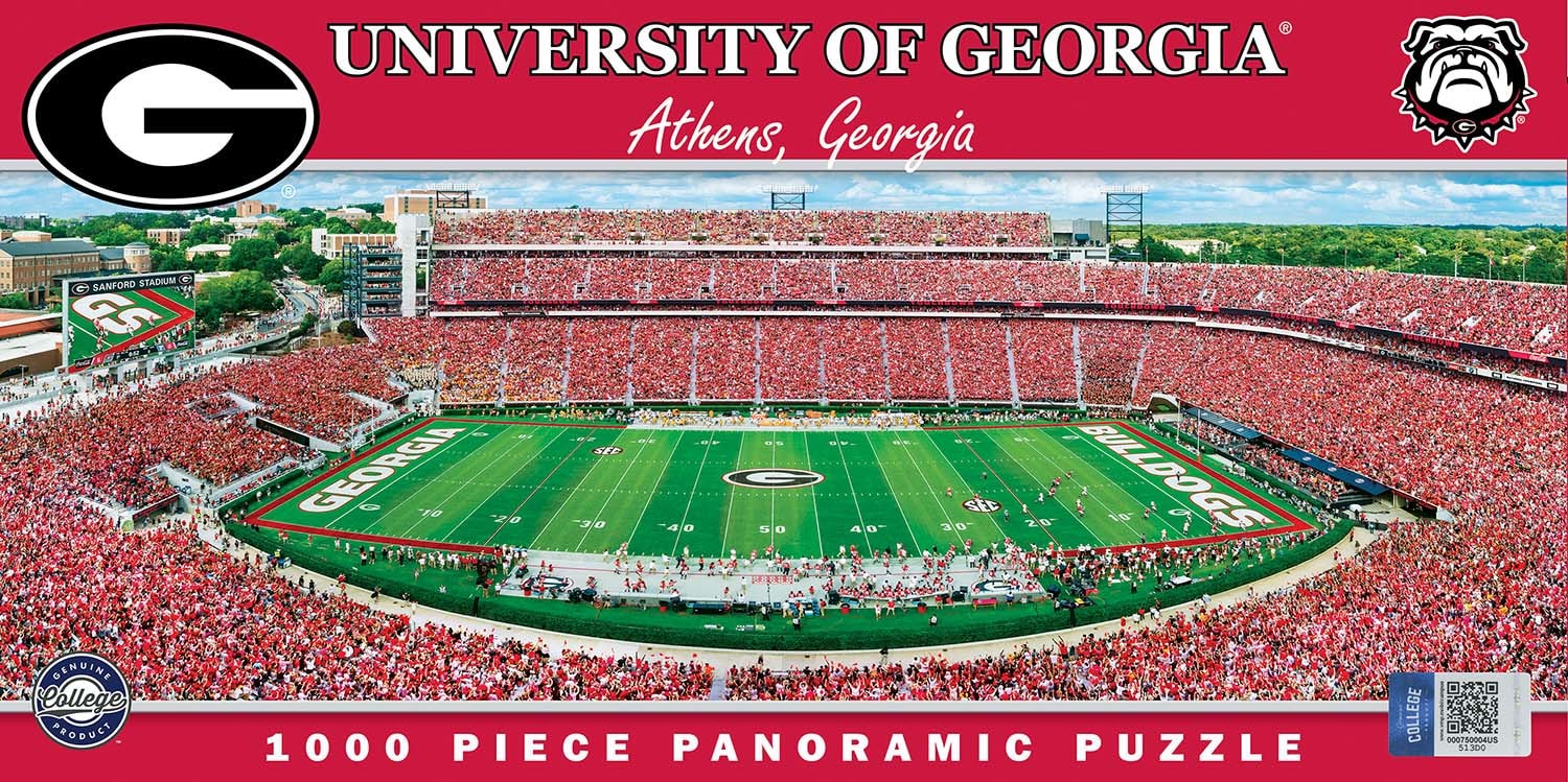 Georgia Bulldogs NCAA Stadium Panoramics Center View