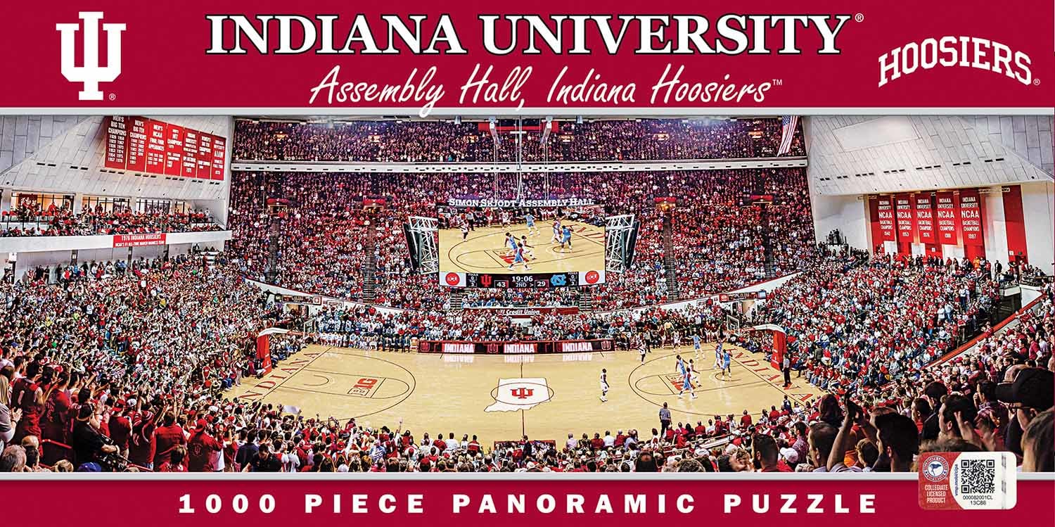 Indiana Hoosiers NCAA Stadium Panoramics Basketball Center View