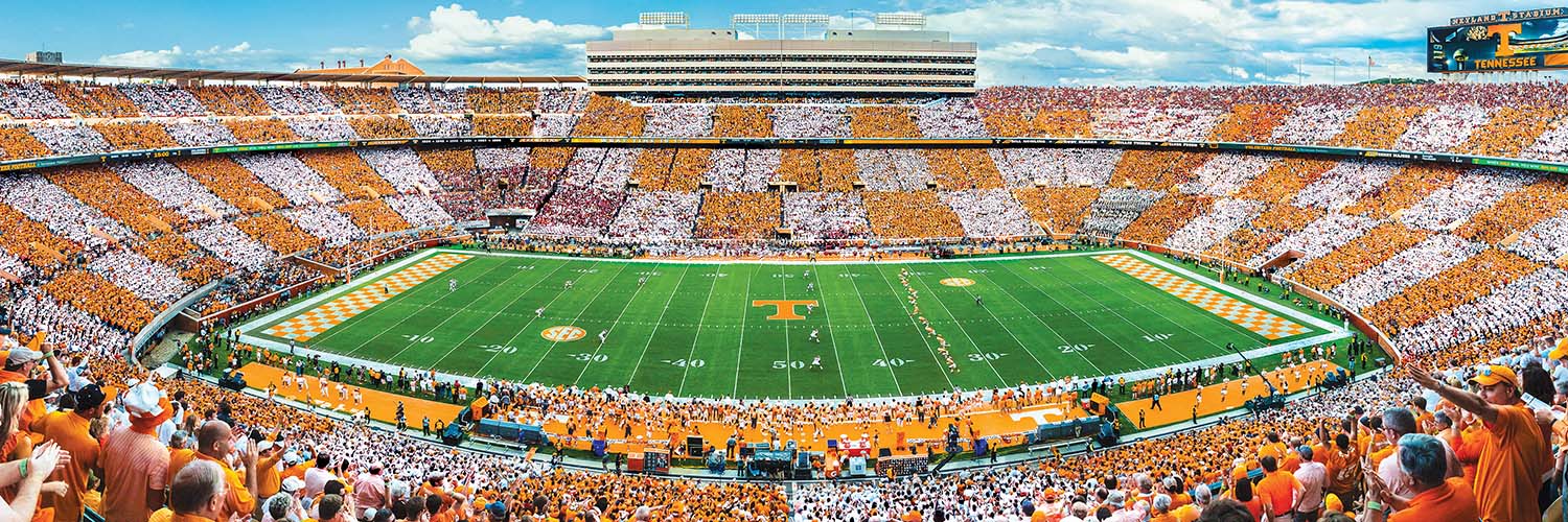Tennessee Volunteers NCAA Stadium Center View Sports Jigsaw Puzzle