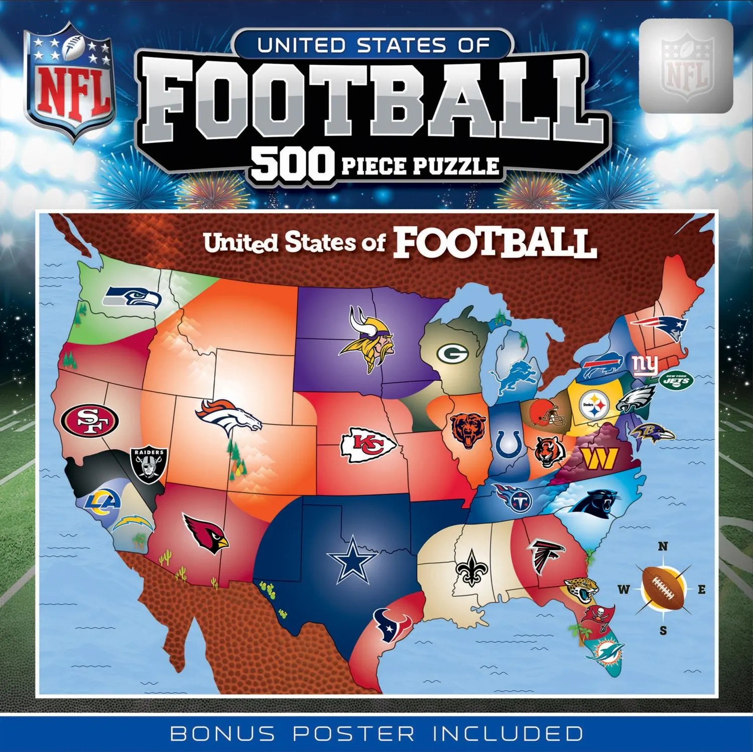 NFL League Map