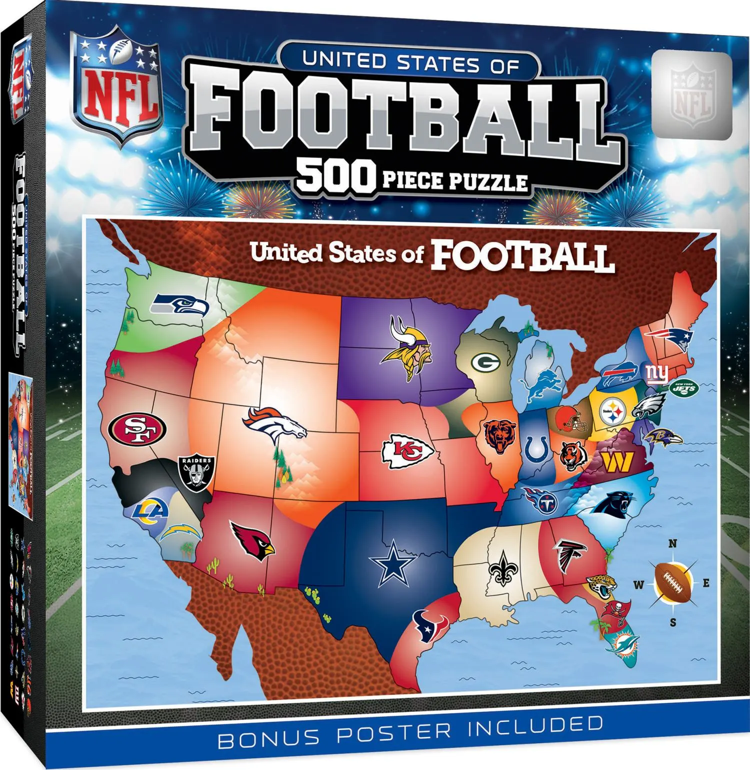 NFL League Map