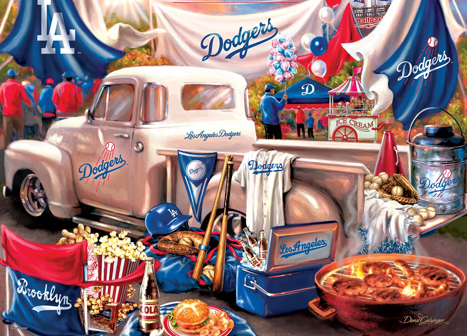 Los Angeles Dodgers MLB Gameday  Sports Jigsaw Puzzle