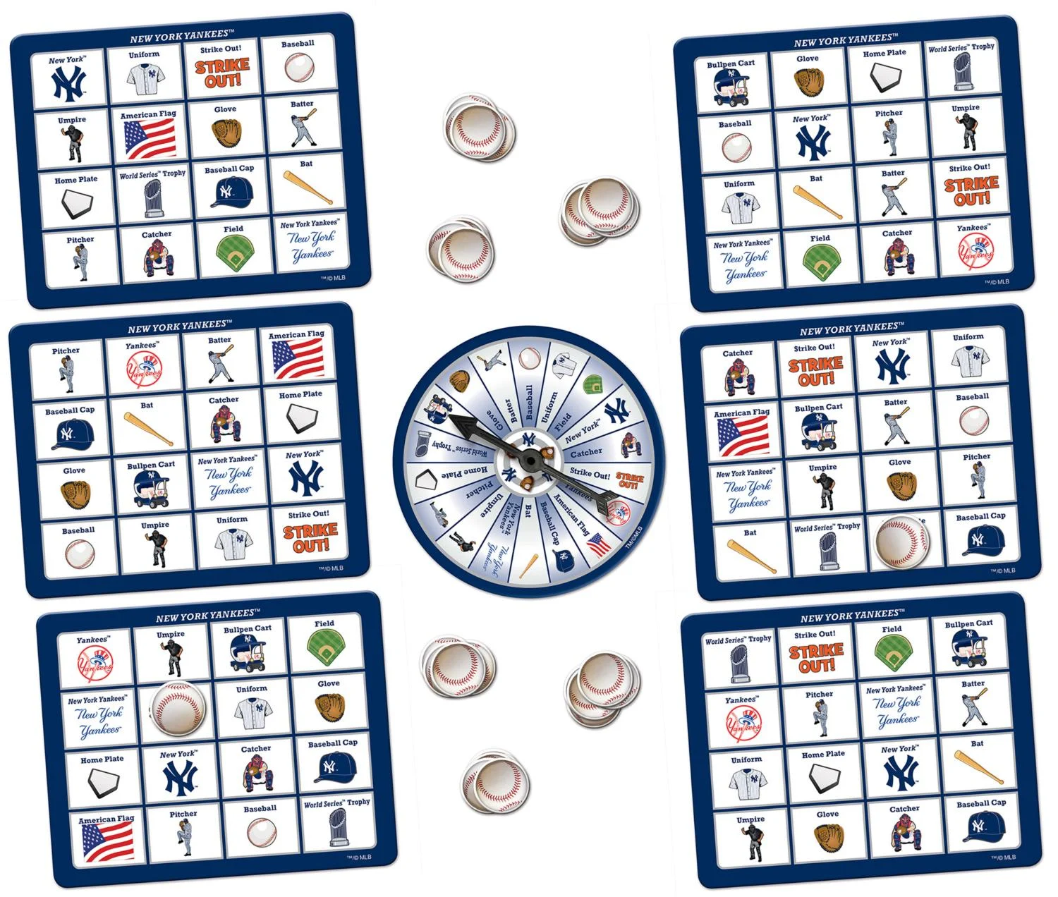 Los Angeles Dodgers MLB Bingo Game
