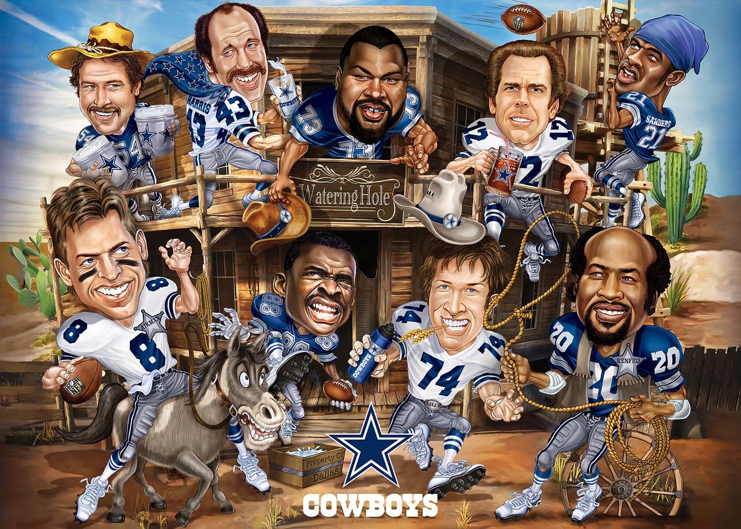 Dallas Cowboys NFL All-Time Greats d Sports