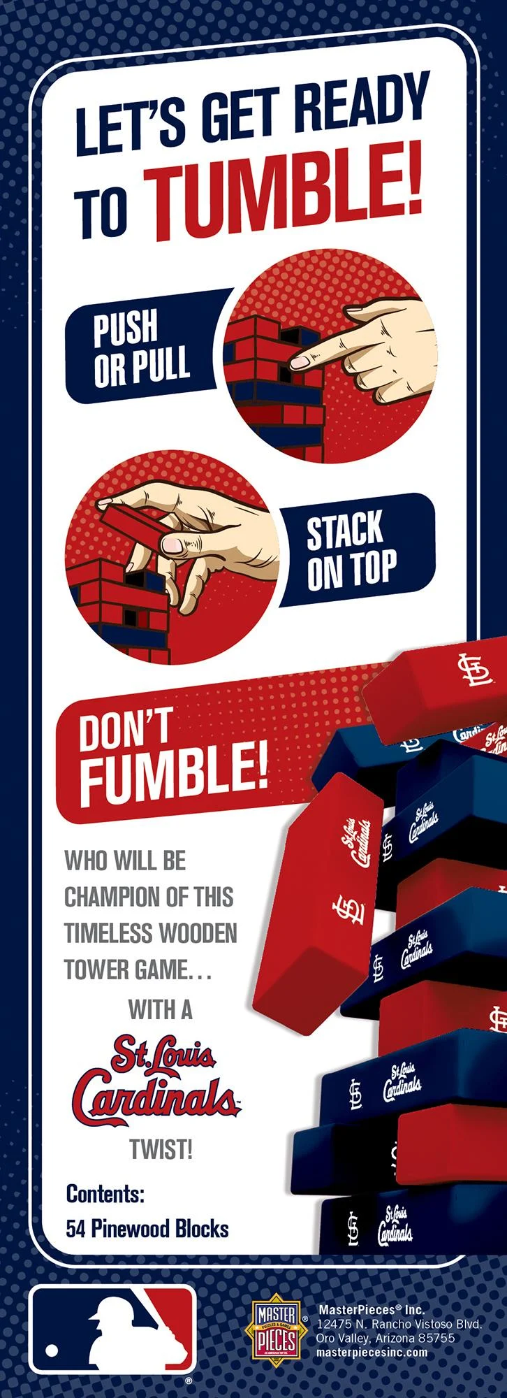 St. Louis Cardinals MLB Tumble Tower