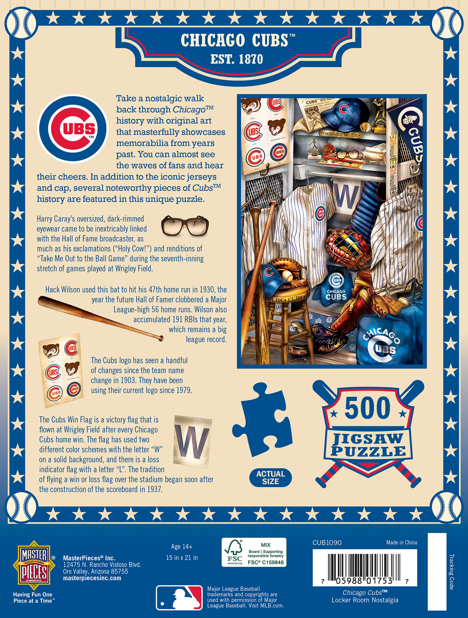 Chicago Cubs MLB Locker Room