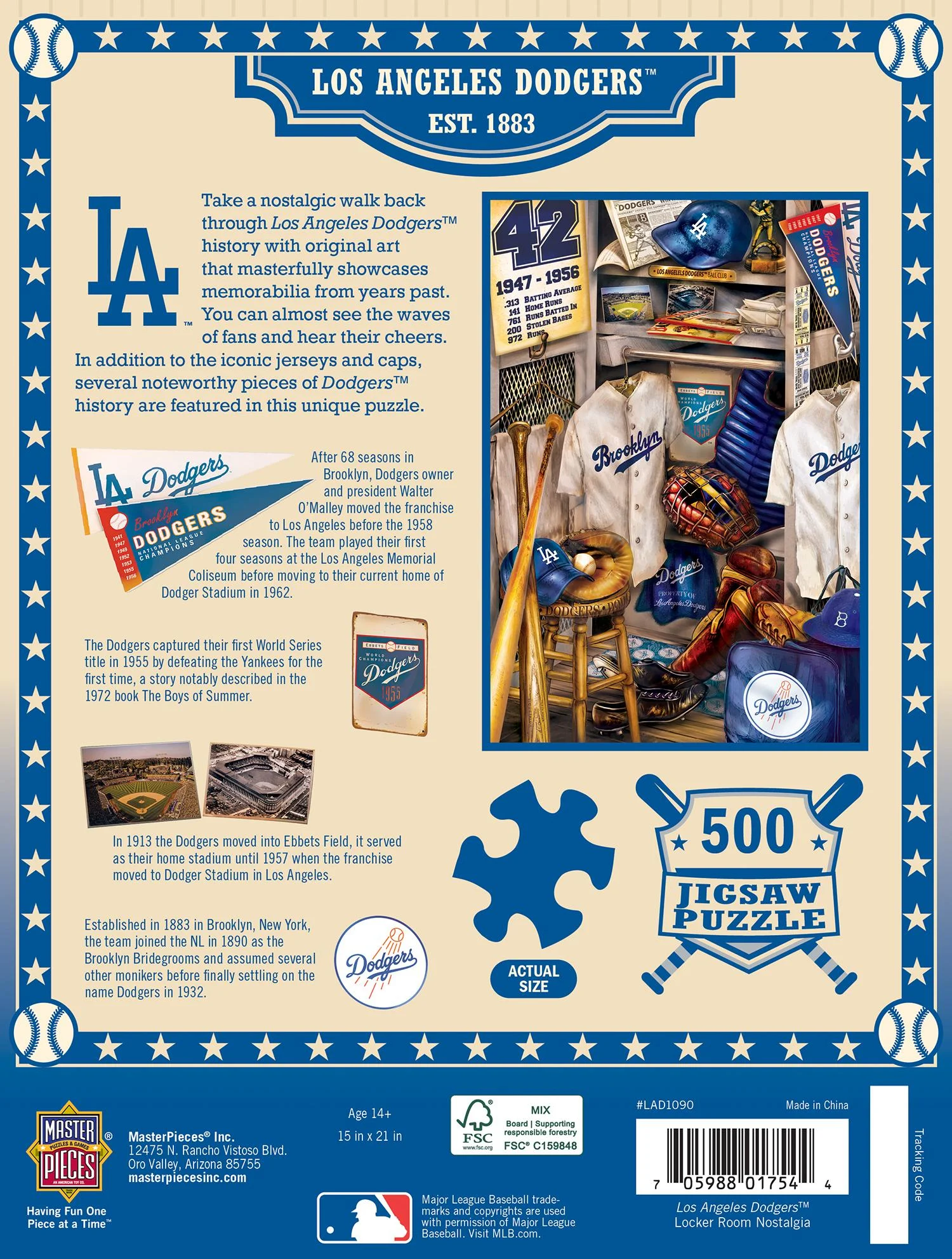 Los Angeles Dodgers MLB Locker Room