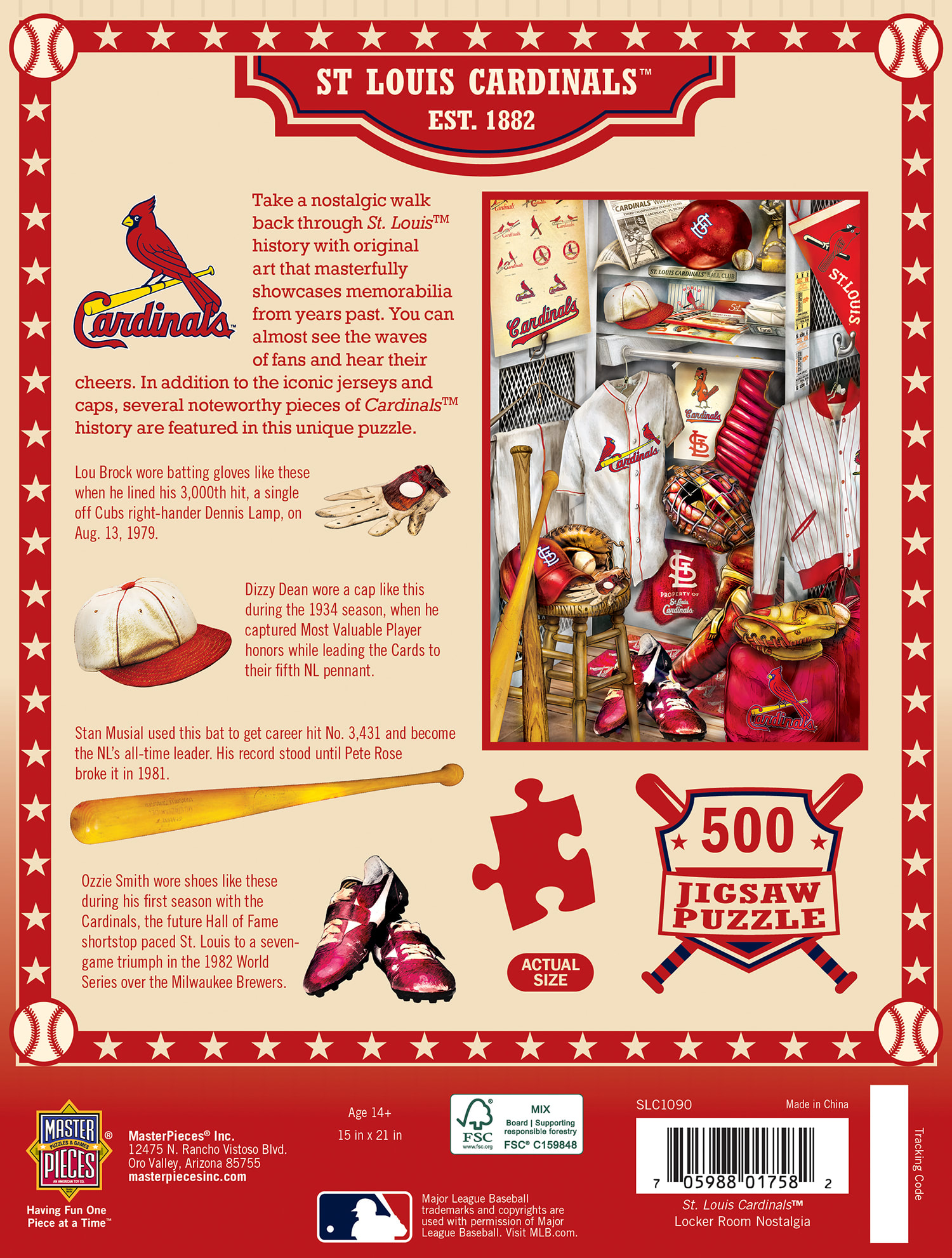 St. Louis Cardinals MLB Locker Room