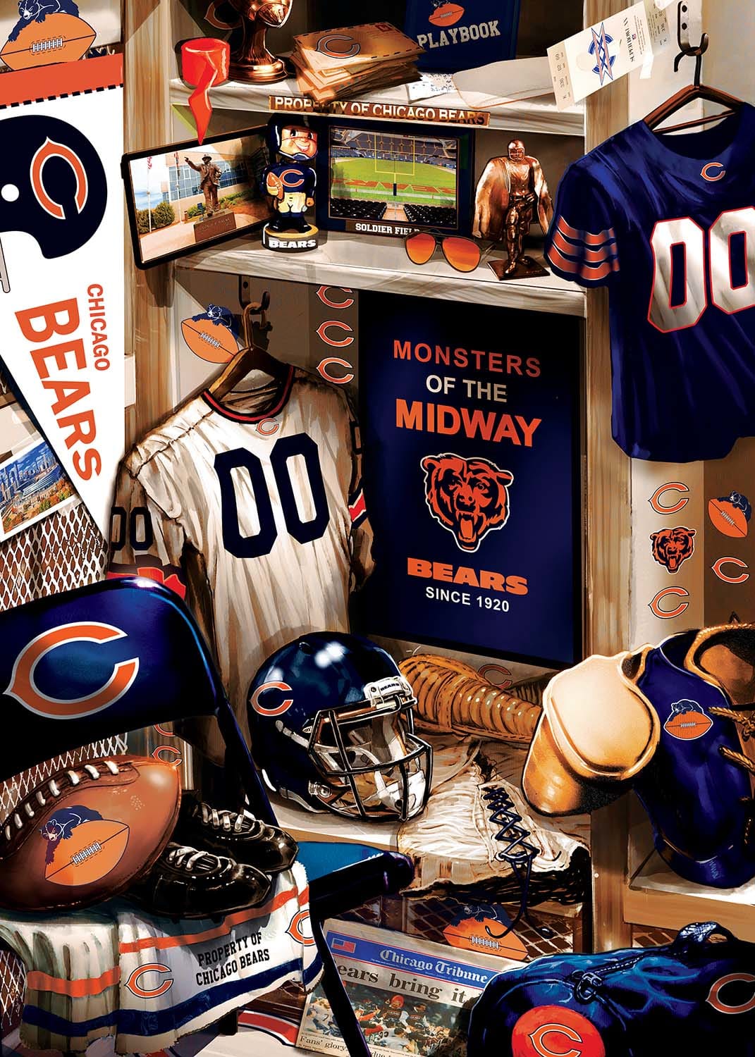 Chicago Bears NFL Locker Room Sports