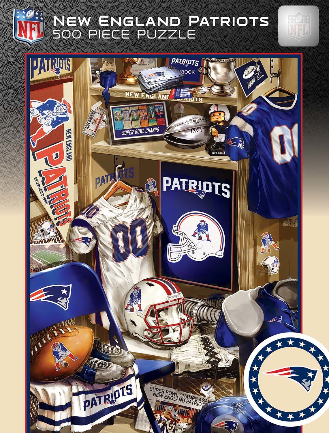 New England Patriots NFL Locker Room
