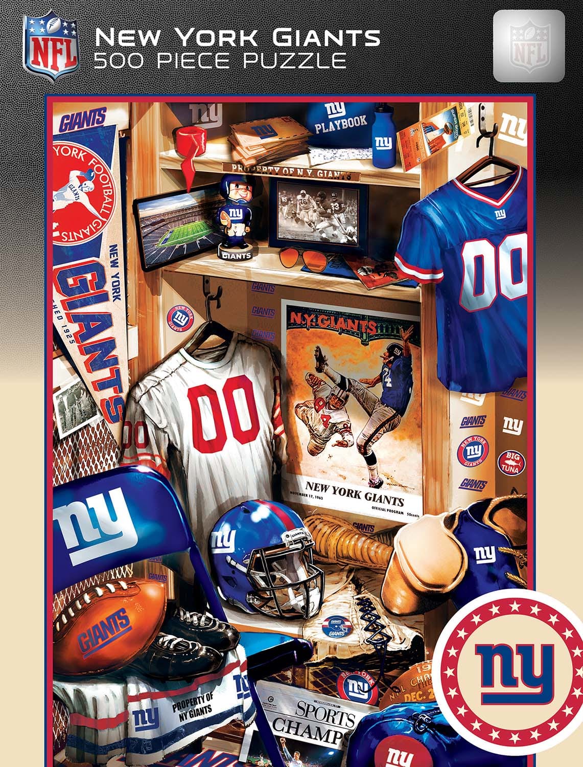 New York Giants NFL Locker Room