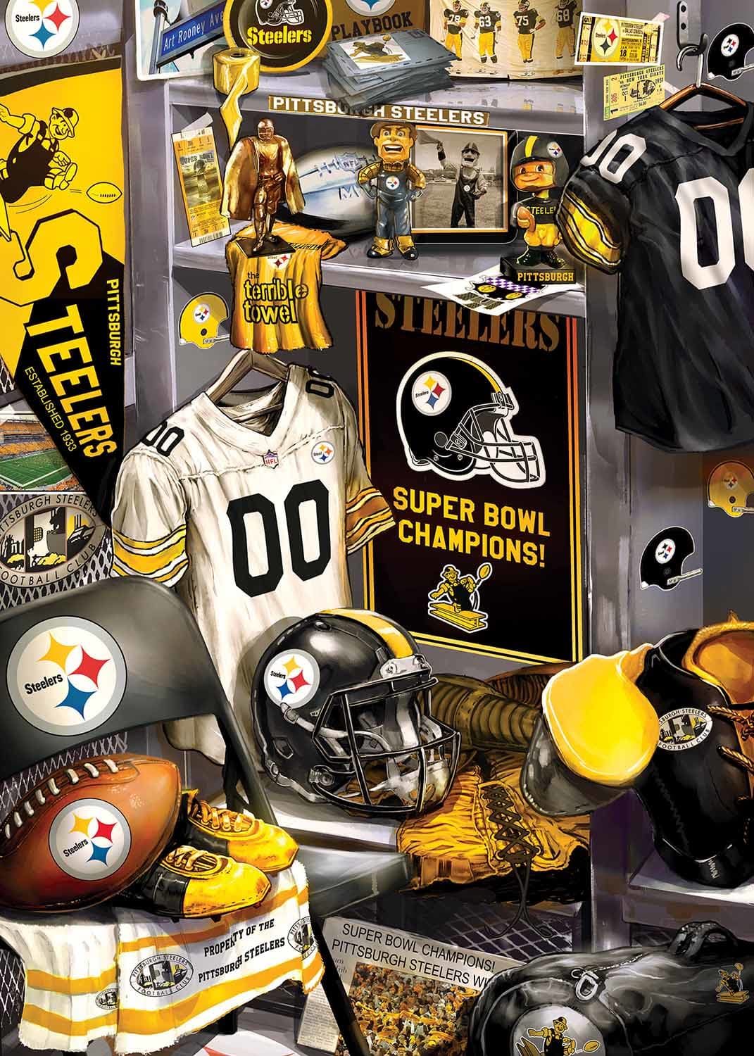 Pittsburgh Steelers NFL Locker Room Sports