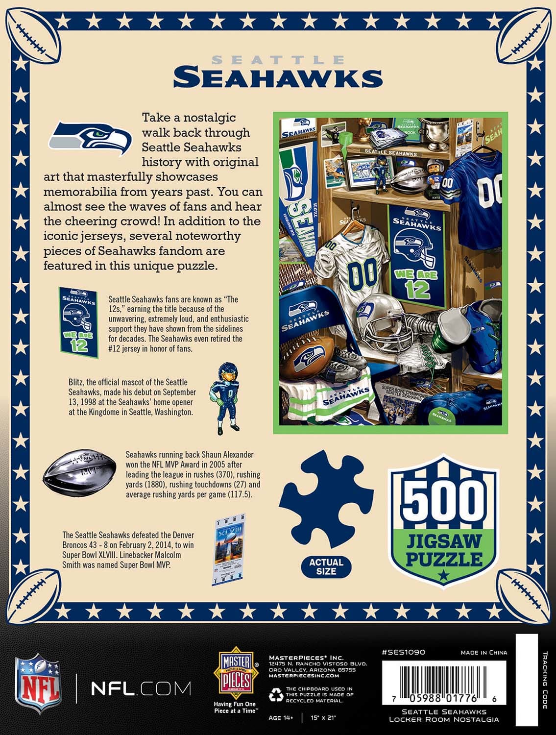 Seattle Seahawks NFL Locker Room