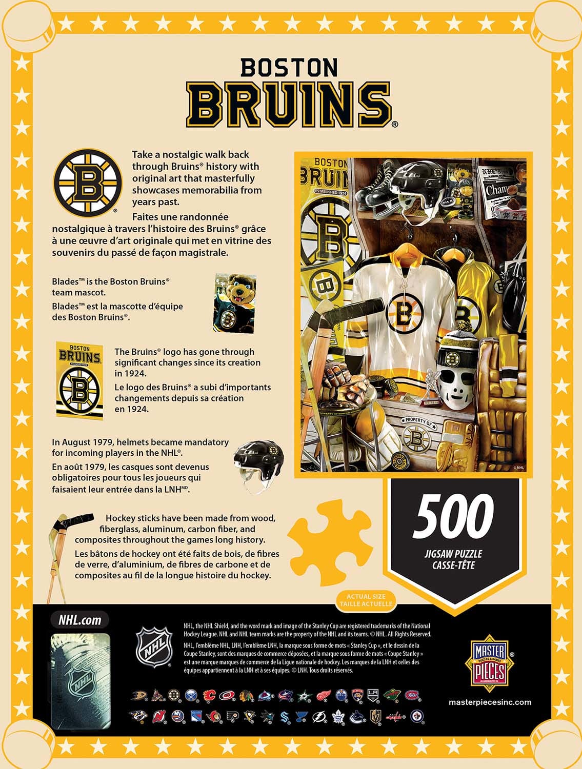 Boston Bruins NHL Locker Room - Scratch and Dent