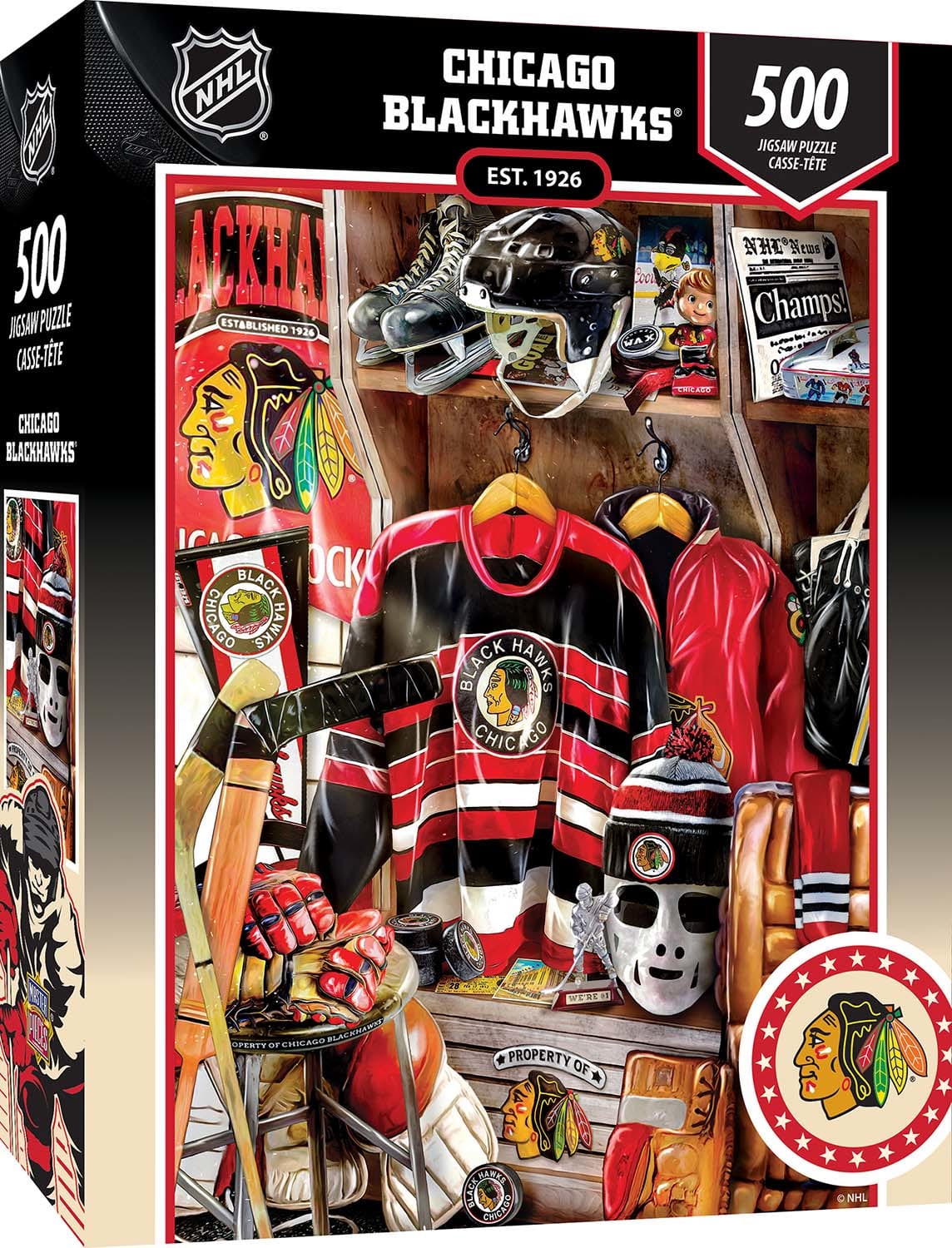 Chicago Blackhawks NHL Locker Room