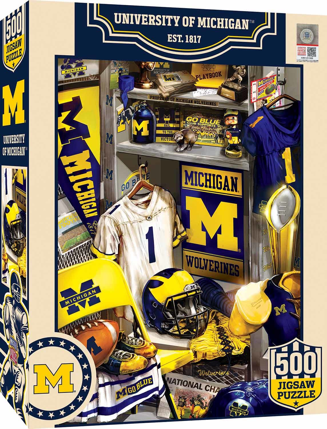 Michigan Wolverines NCAA Locker Room