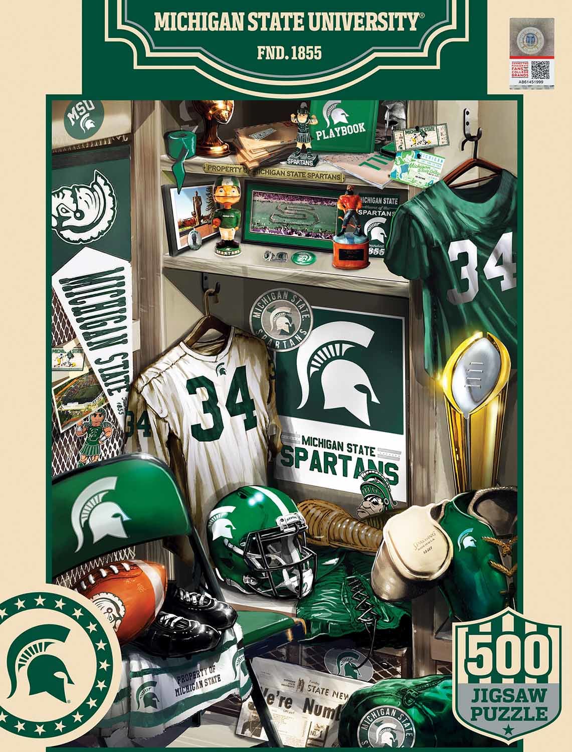 Michigan State Spartans NCAA Locker Room