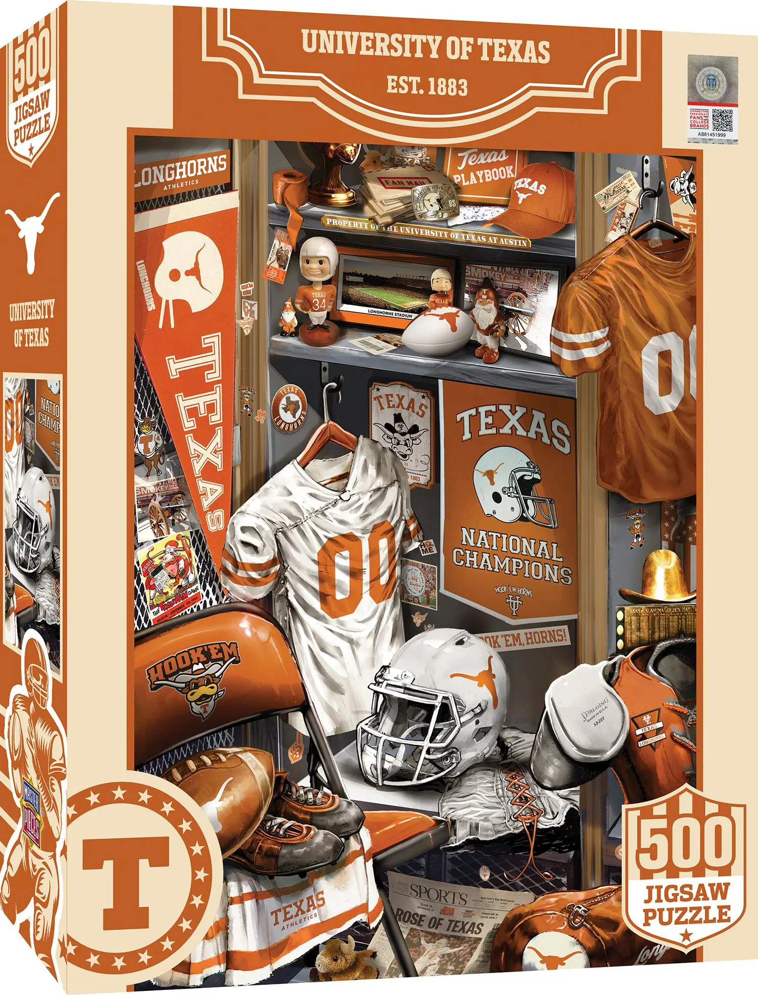 Texas Longhorns NCAA Locker Room